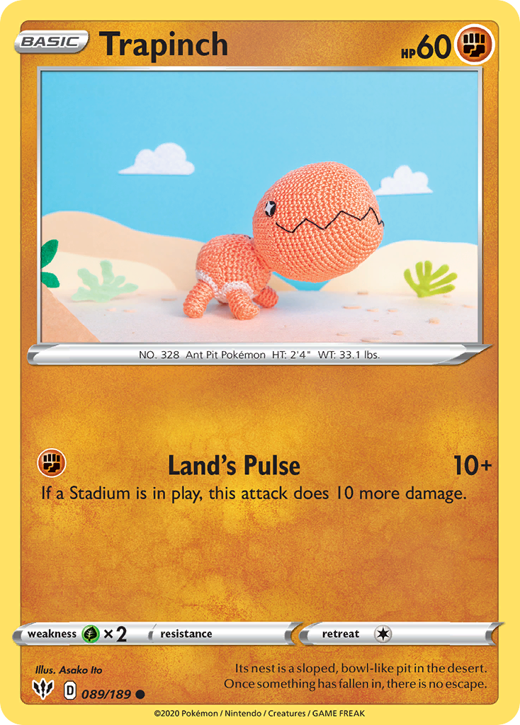 Darkness Ablaze Trapinch #89/189